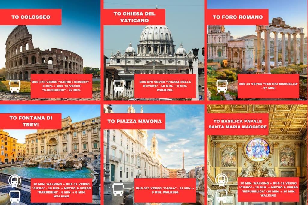 Appartamento Monteverde-vaticano Esperienza Romana 1bdr *